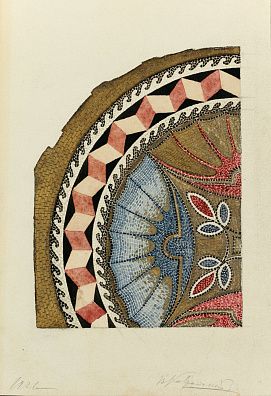 Неизвестный художник. Россия.Эскиз напольной мозаики. 1926.