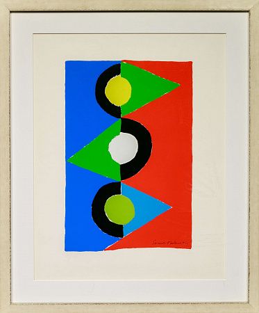 Соня Делоне (Sonia Delaunay)(Сара Ильинична Штерн) (1885-1979).
Абстракция. Третья четверть ХХ века.