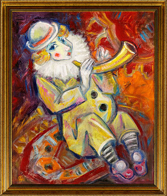 Сапожников Александр Васильевич (1925-2009). 
"Юный солнечный клоун". 2003.
