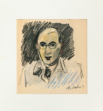 Лабас Александр Аркадьевич (1900-1983). Автопортрет. 1959.