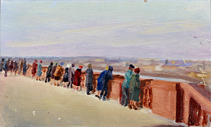 Шматко Иван Иванович (1929-2001). С Ленинских гор. 1965.