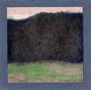 Басыров Гариф Шарипович (1944-2004). Пейзаж из серии "Осень". 1990.