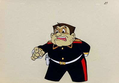  Новосёлова Ольга Александровна (р.1953).Инспектор Мигль. Фаза движения к мультфильму "Незнайка на луне". 1997-1999.