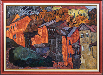 Сафонов Вениамин Алексеевич (1931-2003).
Крыши. 1960.