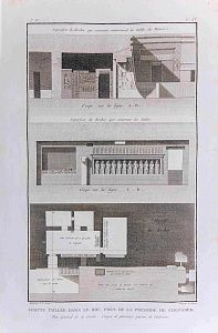 М. А. Бенуа (M. A. Benoist) (XVIII - XIX век). Скальная гробница близ пирамиды Хефрена. Около 1799.