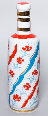 Штоф "Гвоздика". СССР, Ленинградский фарфоровый завод, 1970-е годы.