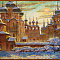 Мануилов (Мануйлов) Нодар Николаевич (р.1926).
Ростов Великий. Зимнее солнце перед грозой. 1992.