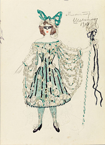 Шевченко Александр Васильевич (1883-1948). Маскарадный костюм. 1908.