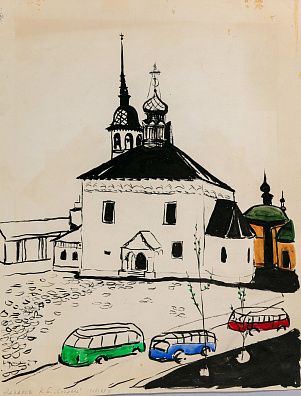Назаров Константин Борисович (1933-1981). Суздаль. 1968.