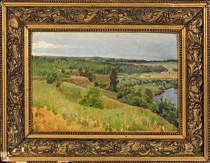 Чирков Александр Иннокентьевич (1865-1913). Излучина реки. Конец XIX века.