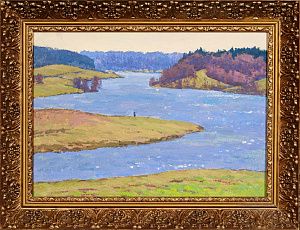 Пыриков Борис Викторович (1925–1987). 
Разлив реки. 1970-е.