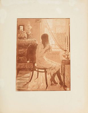 Соколов Илья Алексеевич (1890–1968). Туалет. 1922.