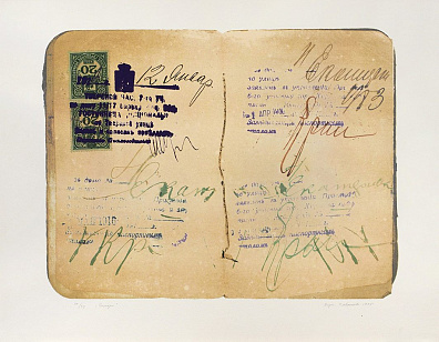 Митурич-Хлебникова Вера Маевна (р.1954).Паспорт. 1995.