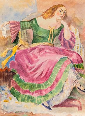 Бузовкин Александр Андреевич (1886-1966). (?). Помпадурша. Вторая треть XX века.