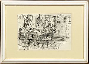 Скрябин Владимир Трофимович (1927-1989).
Художники. 1954.