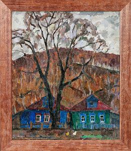 Сорокин Иван Васильевич (1922-2004). Осень. Село Вареж. 1969.