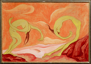 Фатеев Петр Петрович (1891-1971).Бой. 1916.