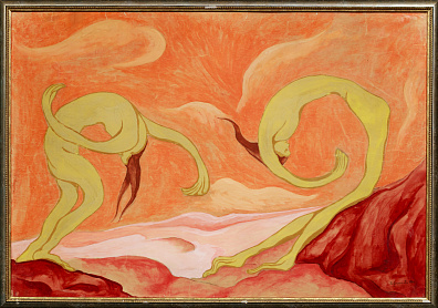 Фатеев Петр Петрович (1891-1971).Бой. 1916.