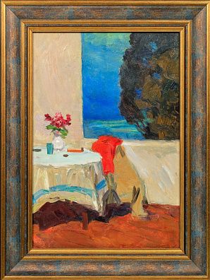 Герасимов Леонид Сергеевич (1914-1977). Гурзуф. Терраса в доме К. Коровина. 1952.
