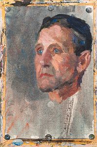 Иогансон Борис Владимирович (1893-1973). Мужской портрет. Середина ХХ века.