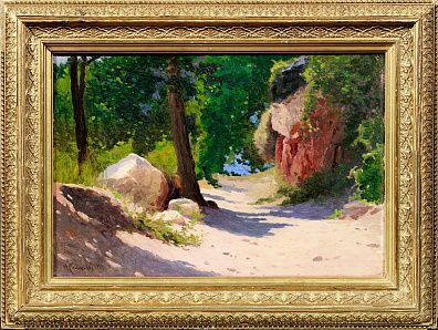 Клименко Филипп Филиппович (1862-1917). 
Крымский пейзаж. 1919.