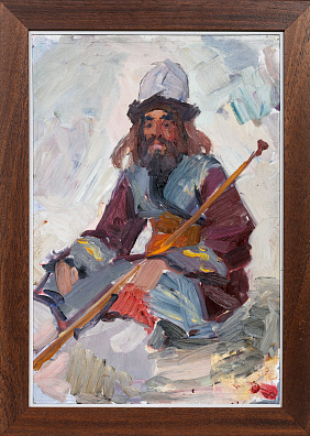 Улько Григорий Ильич (1925-1999).
Сидящий старик. 1950-е - 1960-е.