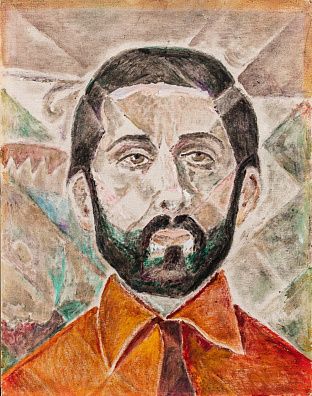 Маревна (Воробьева-Стебельская) Мария Брониславовна (1892-1984). Портрет Андре Дзержинского. Около 1970.