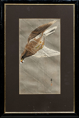 Косон Охара (Koson Ohara) (1877-1945).Сокол. 1910-е - 1920-е.