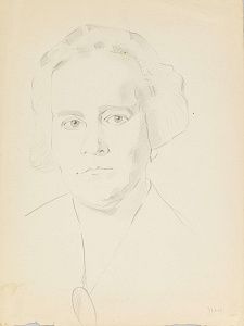 Ушин Николай Алексеевич (1898–1942) Женский портрет. Начало 1920-х.