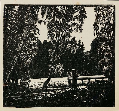 Соколов Илья Алексеевич (1890–1968). 
Солнечный день. 1922.