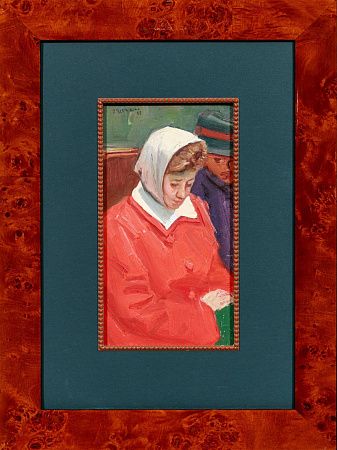 Шегаль Григорий Михайлович (1889-1956)
В метро. 1948.