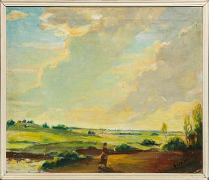 Соколов Александр Михайлович (1886 - 1966).  Летний день. 1920-е - 1930-е.