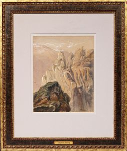 Киселев Александр Александрович (1838–1911). 
Горный пейзаж. 1880-е 1890-е.