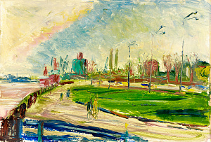 Кондин Александр.Московский пейзаж. 1980-е - 1990-е.