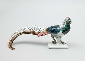 Статуэтка "Фазан". Германия, фабрика Gebruder Heubach, первая треть ХХ века.