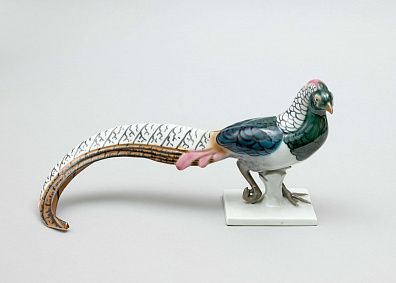 Статуэтка "Фазан". Германия, фабрика Gebruder Heubach, первая треть ХХ века.