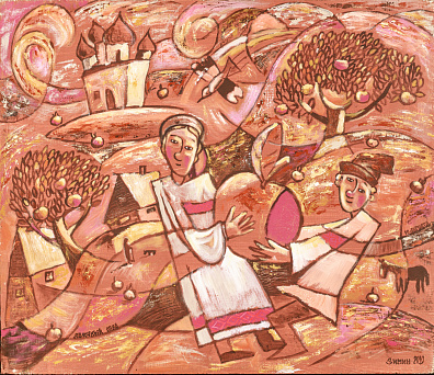 Зимин Сергей Константинович (р.1952).
Яблочный Спас. 2010.