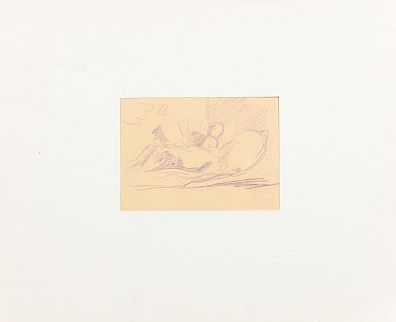 Синезубов Николай Васильевич (1891-1956).(?). Читающая на диване. 1940-е.