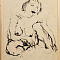 Титов Владимир (р.1950). Обнаженная. 1990.