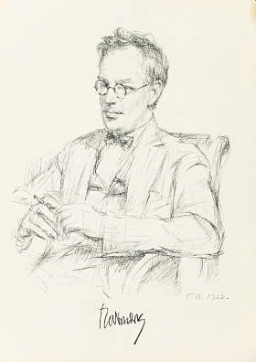Верейский Георгий Семенович (1886-1962).
Портрет писателя Б.А.Пильняка. 1928.