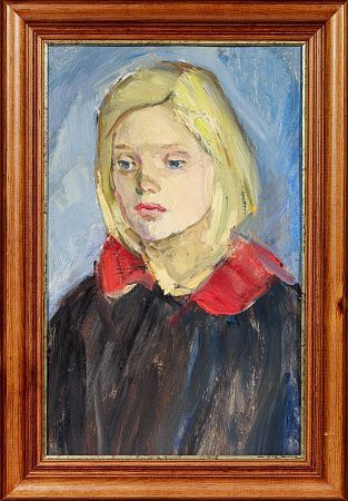 Коновалова-Ковригина Татьяна Владимировна (1915-2008). Грустная девочка. 1950-е.