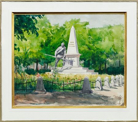 Владимиров Иван Алексеевич (1870-1947). Анапа. Памятник борцам революции. 1928.