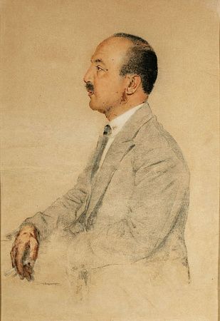 Космин Иван Владимирович (1875(82)-1973). Мужской портрет. 1910-е.