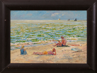 Бунин Михаил Николаевич (1887-1941).(?) На пляже. 1932.