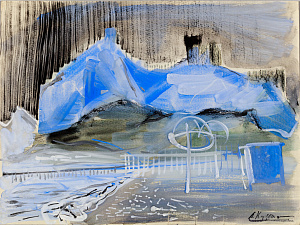 Кузнецов А.
Вид Генуэзской крепости. 1989.