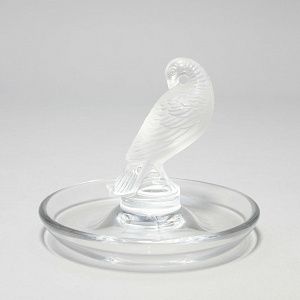 (Лалик) Пепельница "Куропатка". Франция, фирма Lalique, вторая половина ХХ века.