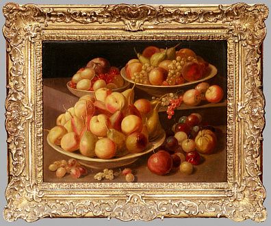 Леопольд Штоль (Leopold von Stoll). (1808-1874).Натюрморт с фруктами. 1845.