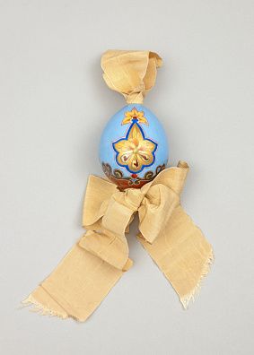 [ИФЗ]. Фарфоровое пасхальное яйцо. Начало ХХ века. Россия. Императорский фарфоровый завод.