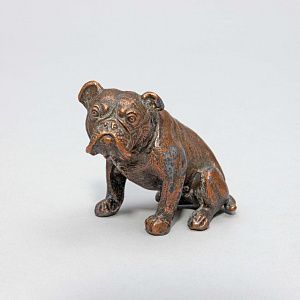 Статуэтка "Бульдог". Австрия, Вена, начало ХХ века.