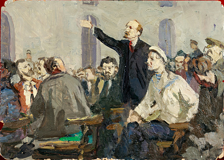 Валиахметов Амир Хуснулович (1927-2014). 
Речь Ленина. 1960-е - 1970-е.